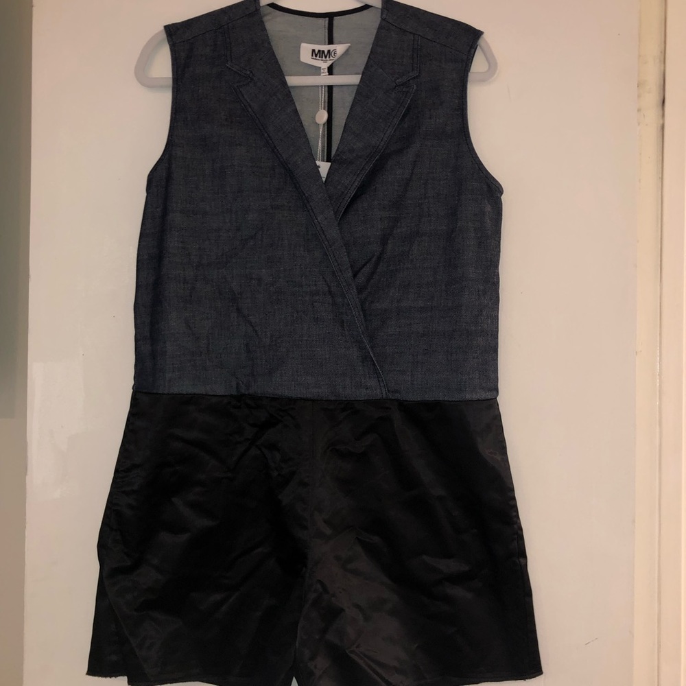 Maison Martin Margiela Jean & Black Romper